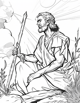Prophet_with_Staff_Bible_Coloring