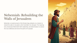 Nehemiah 2: Rebuilding the Walls of Jerusalem