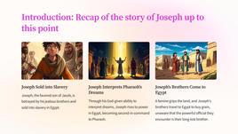 Genesis 45- Joseph Reveals Himself to His Brothers