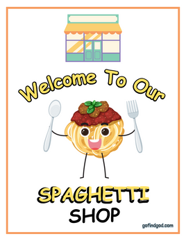 Role-Play - SPAGHETTI RESTAURANT - Welcome Sign