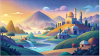 Animated Biblical Digital Landscapes - New Testament (Set 1)