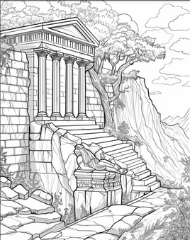 Bible Coloring - Temple