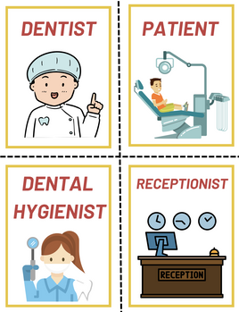Role-Play - Dentist Theme - Practice Signs