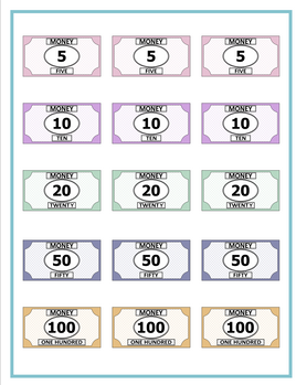 Role-Play - Flower Shop - Play Money