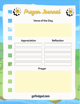 Gratitude Journal for Kids - Prayer Journal