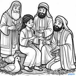 Sharing The Word - Coloring