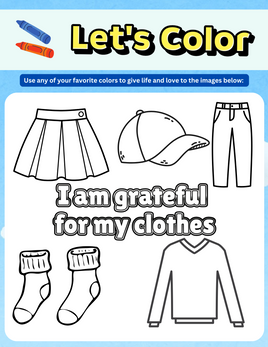 Thankful Hearts  Gratitude Journal - Lets Color Clothes
