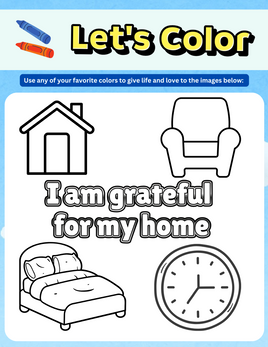 Thankful Hearts  Gratitude Journal - Lets Color Home