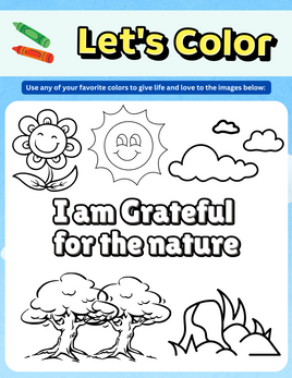 Thankful Hearts  Gratitude Journal - Lets Color