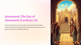 Atonement: The Day of Atonement (Leviticus 16)