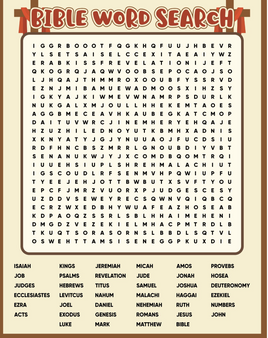 Bible wordsearch