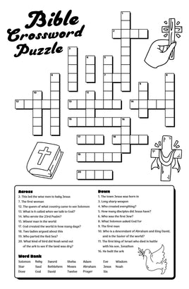 Bible Crossword Puzzle