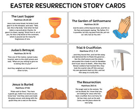 Easter Craft & Coloring -Resurrection Sequencing Cards