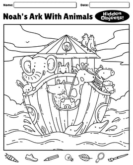 Hidden Object Coloring - Noahs Ark