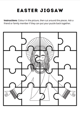 Easter Jigsaw Coloring